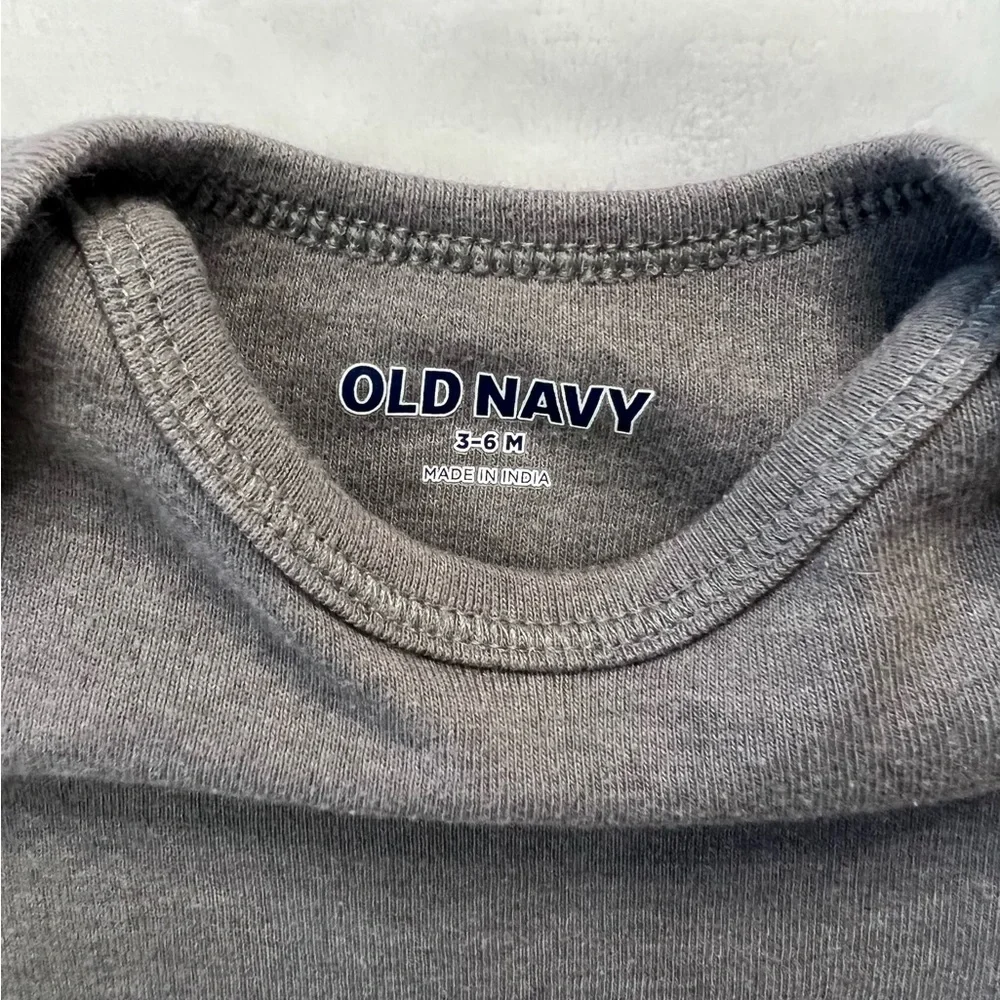 Old Navy Gray Onesie